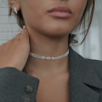 Rashel choker necklace 3 rows